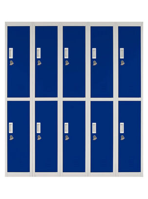 Locker Office Candado Azul 10 Puertas 140x50x166 cm Maletek,,hi-res