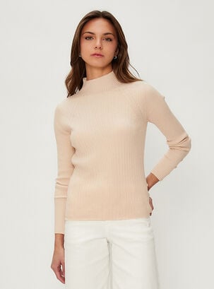 Sweater Liso Color Nut,Beige,hi-res