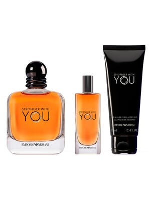 Set Perfume Stronger With You EDT Hombre 100 ml + 15ml + Gel de Ducha 75ml Giorgio Armani,,hi-res