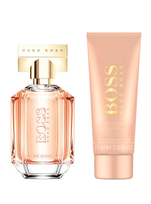 Set Perfume Boss The Scent For Her EDP Mujer 50 ml + Body Lotion 75 ml,,hi-res