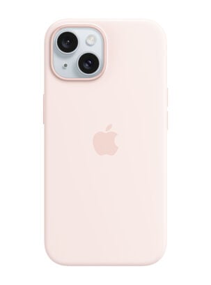 Carcasa Silicona con MagSafe para iPhone 15 Color Rosado Claro,,hi-res