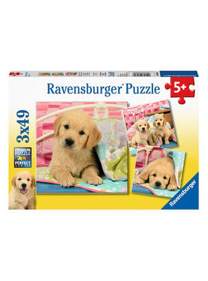 Ravensburger Puzzle Cachorros 3x49 Caramba,,hi-res