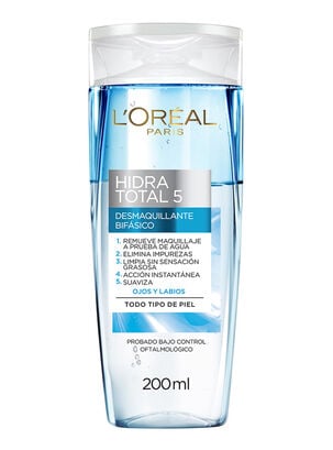 Desmaquillante Dermo Expertise L'Oréal Paris Bifásico Hidra Total 5 200 ml                     ,,hi-res