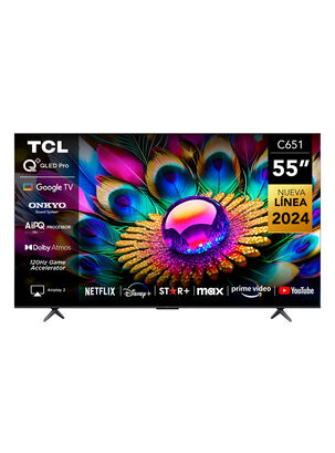 QLED Smart TV 55" 4K 55C651 Google TV,,hi-res