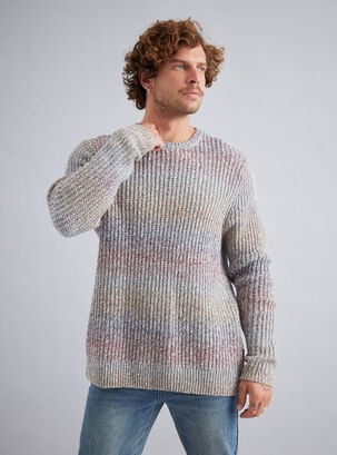 Sweater Degradé Cuello Redondo,Diseño 1,hi-res