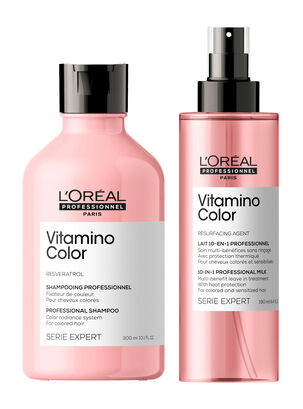 Set Cuidado del Color Cabello Tinturado Vitamino Color Shampoo 300 ml + Spray 190 ml ,,hi-res