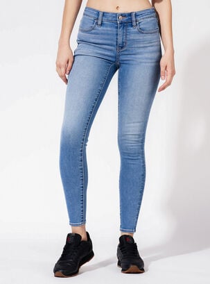 Jeans de Tiro Bajo Ne(X)t Level,Azul,hi-res