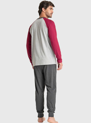 Pijama Micro Polar Hombre Invierno 235 C1 - Top Underwear