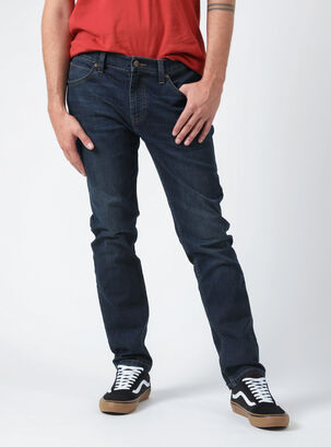 Jeans Malone Tiro Medio Skinny,Azul Oscuro,hi-res