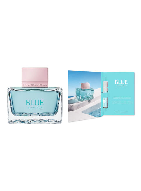 Set Perfume Blue Seduction EDT Mujer 80 ml + Spritz 1.5 ml,,hi-res