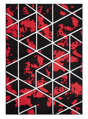 Alfombra 240 x 305 cm Amigo Rojo Líneas,,hi-res