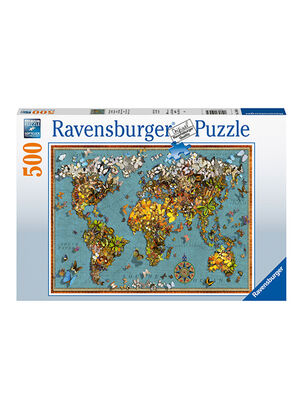 Ravensburger Puzzle Mundo de Mariposas 500 piezas Caramba,,hi-res