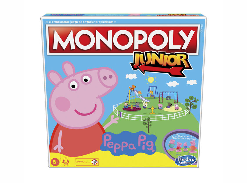 Juego Monopoly de Mesa Junior: Peppa Pig - Juegos de Mesa 