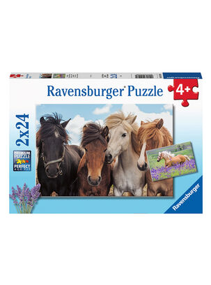 Ravensburger Puzzle Caballos 2x24 Caramba,,hi-res