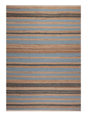 Alfombra 230 x 330 cm Yute Wool Stripe Rayas Natural,,hi-res