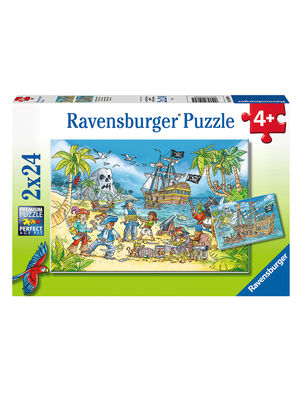 Ravensburger Puzzle La Isla de la Aventura 2x24 Caramba,,hi-res
