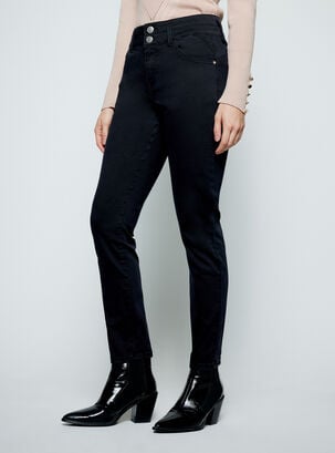 Jeans Skinny Básico,Negro,hi-res