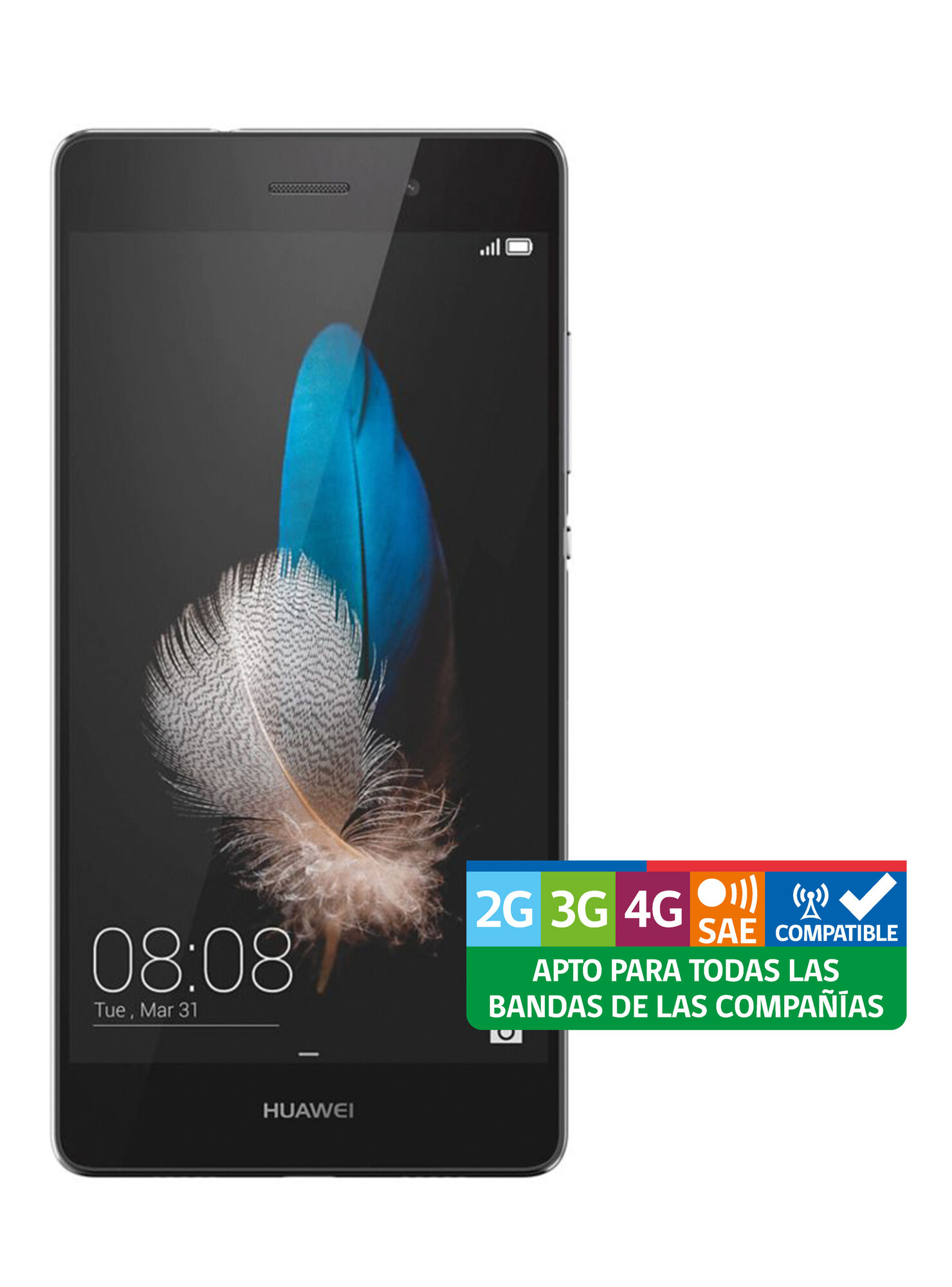 domineren Wereldvenster pindas Celular Huawei P8 Lite LTE Negro Movistar - Smartphones | Paris.cl