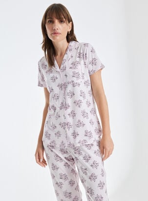 Pijama Camisero Full Print Color,Diseño 1,hi-res
