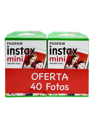 Pack de película Fujifilm Instax Mini x 20 Unid+Album 14 fotos Lila