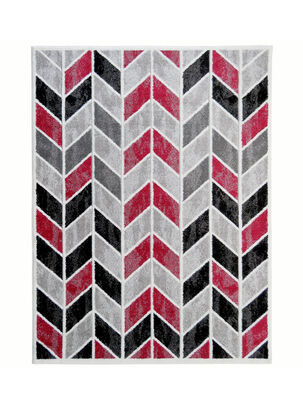 Alfombra Idetex Frize Carved Florida D4 Rojo 150 x 200 cm,,hi-res
