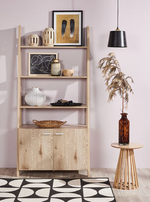 Estantería de pie de madera | Moderno estante decorativo minimalista para  sala de estar | Estantería para dormitorio de niños (Color : Estilo 2