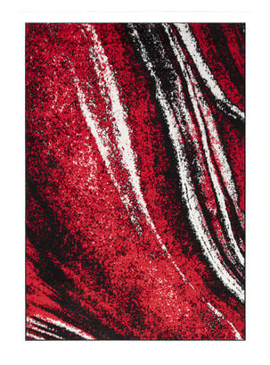 Alfombra 200 x 290 cm Amigo Rojo Tie Dye,,hi-res