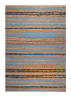 Alfombra 160 x 230 cm Yute Wool Stripe Rayas Natural,,hi-res