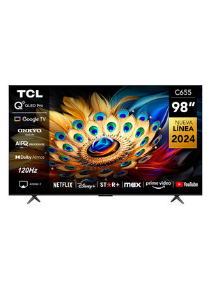 QLED Smart TV 98" 4K UHD 98C655 Google TV,,hi-res