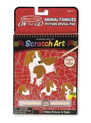 Melissa Caramba & Doug Scratch Art Familia de Animales                    ,,hi-res