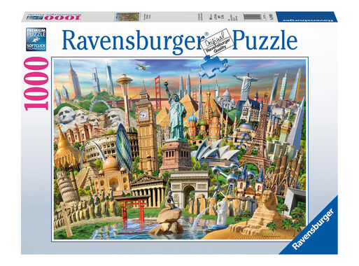 Ravensburger Puzzle Monumentos del mundo - 1000 piezas Caramba,,hi-res