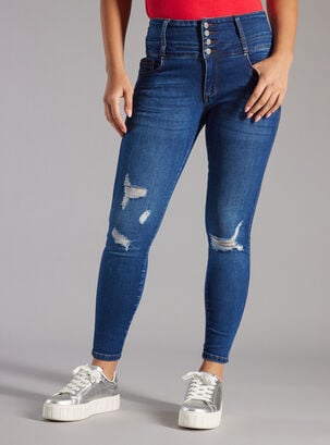 Jeans Con Roturas,Azul,hi-res