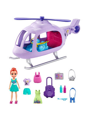 Accesorio Polly Pocket de Muñecas Helicóptero de Vacaciones,,hi-res
