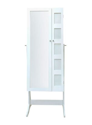 Espejo Joyero Doble Puerta Blanco 154 cm,,hi-res