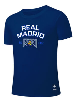 Camiseta Manga Corta Clásica Soccer,Azul Marino,hi-res