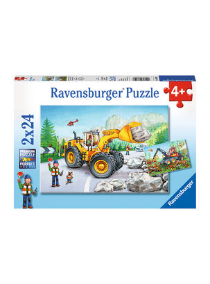 Ravensburger Puzzle Exacavadoras 2x24 Caramba,,hi-res