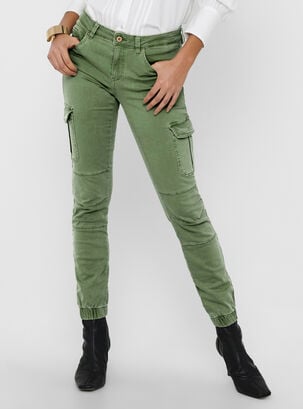 Pantalon Cargo  ,Verde,hi-res