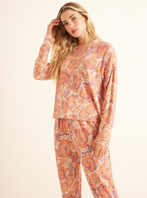 Pijama Estampado Diseño Floral,Diseño 1,hi-res