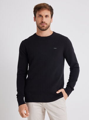 Sweater Hoddie Regular Fit,Negro,hi-res