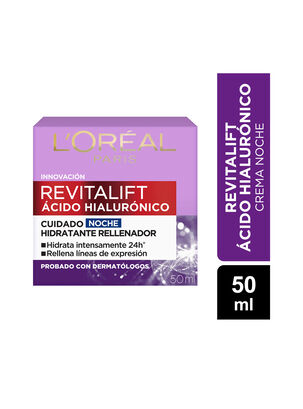 Crema Dermo Expertise L'Oréal Paris Revitalift Acido Hialuronico Noche 50 ml                     ,,hi-res