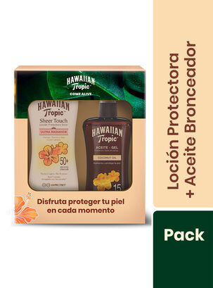 Pack Hawaiian Tropic S.TouchF50 Aceite F15,,hi-res