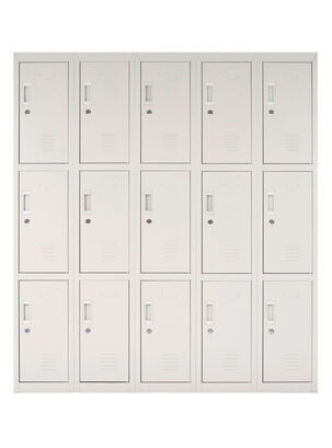 Locker Office Llaves Gris 15 Puertas 140x50x166 cm Maletek,,hi-res