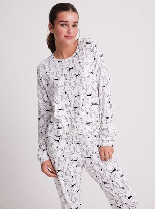 Pijama Bolsillo Canguro Full Print,Diseño 1,hi-res