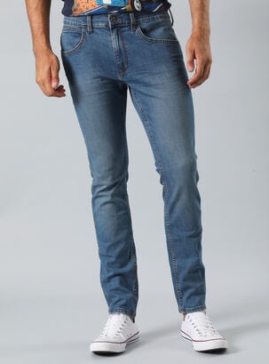 Jeans Wrme Medio Skinny Fit,Azul,hi-res
