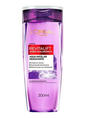 Agua Dermo Expertise L'Oréal Paris Micelar Revitalift Ácido Hialurónico 200 ml                     ,,hi-res