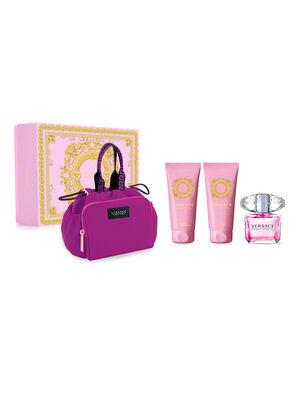 Set Perfume Bright Crystal EDT 90 ml + Body Lotion 100 ml + Showerl Gel 100 ml + Cartera,,hi-res