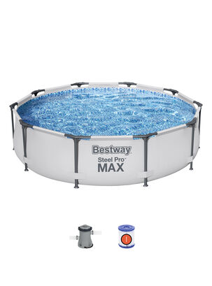 Piscina Steel Pro MAX™ Gris 76x305 cm Pool Set,,hi-res
