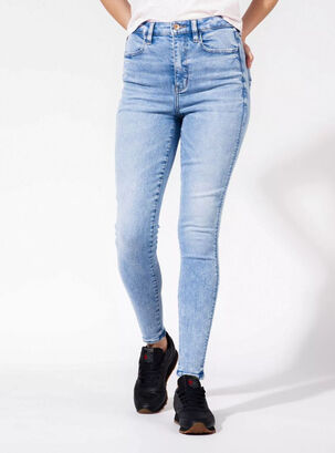 Jeans Level Super High-Waisted Jegging,Azul,hi-res