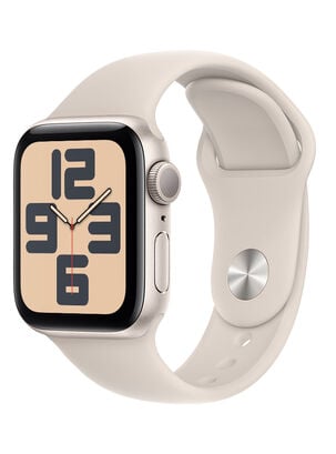 Apple Watch SE GPS 40mm Caja Aluminio y Correa Deportiva Blanco Estelar Talla S/M,,hi-res