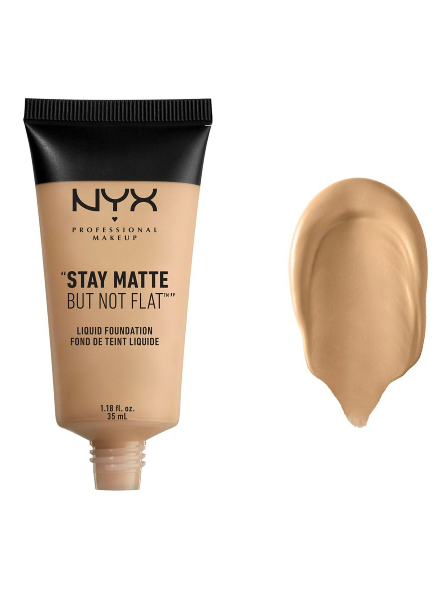 Base Maquillaje Stay Matte Not Flat Nude NYX Professional Makeup -  Maquillaje Rostro 